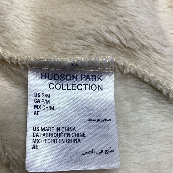 Hudson Park Collection NWT tan faux fur belted robe size S/M - Picture 14 of 15